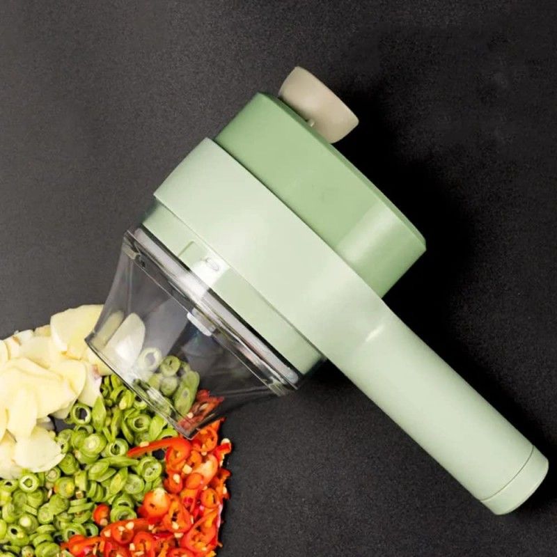 4-in-1 Electric Vegetable Cutter Set - TheNoor.Shop