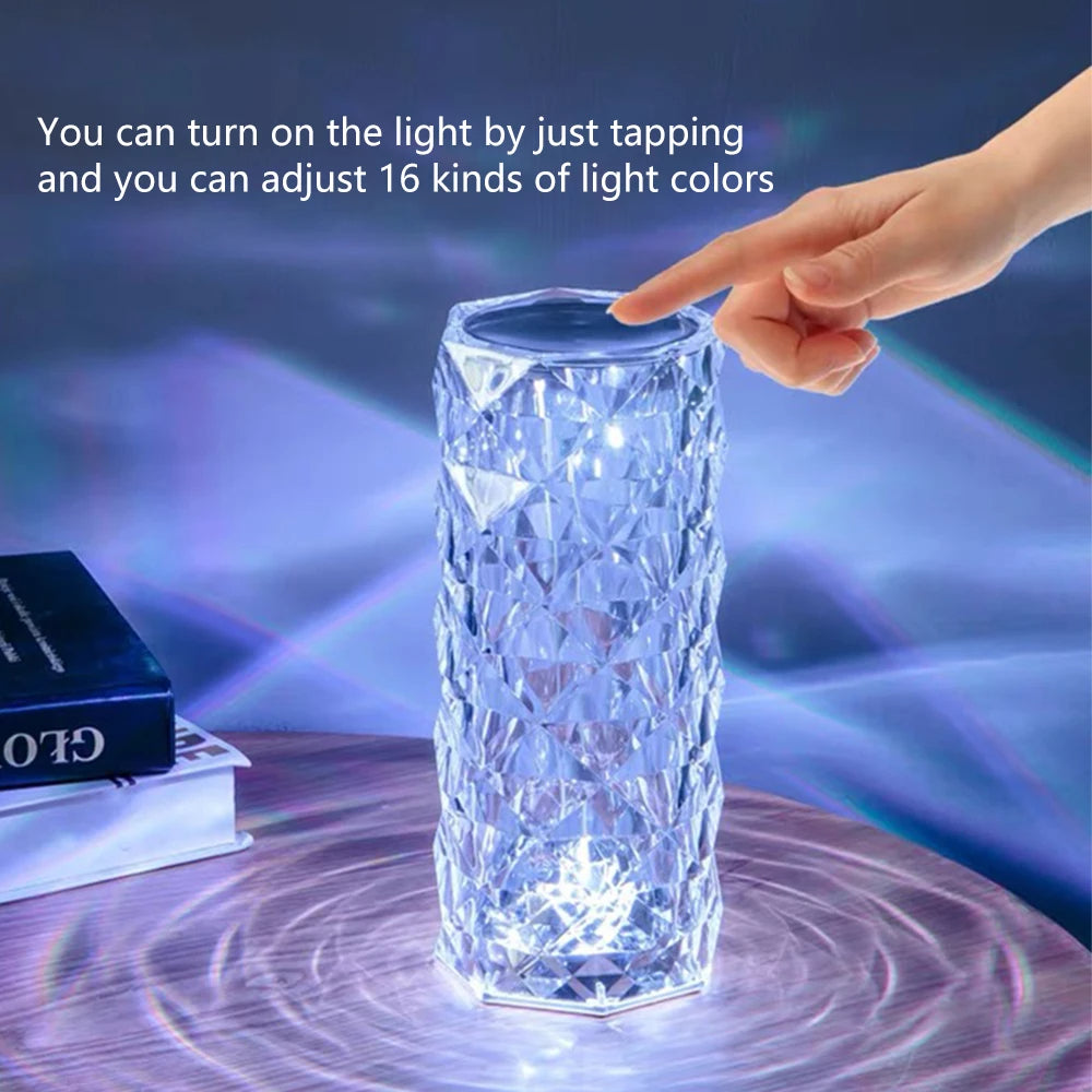 16-Color Crystal Diamond Lamp - TheNoor.Shop